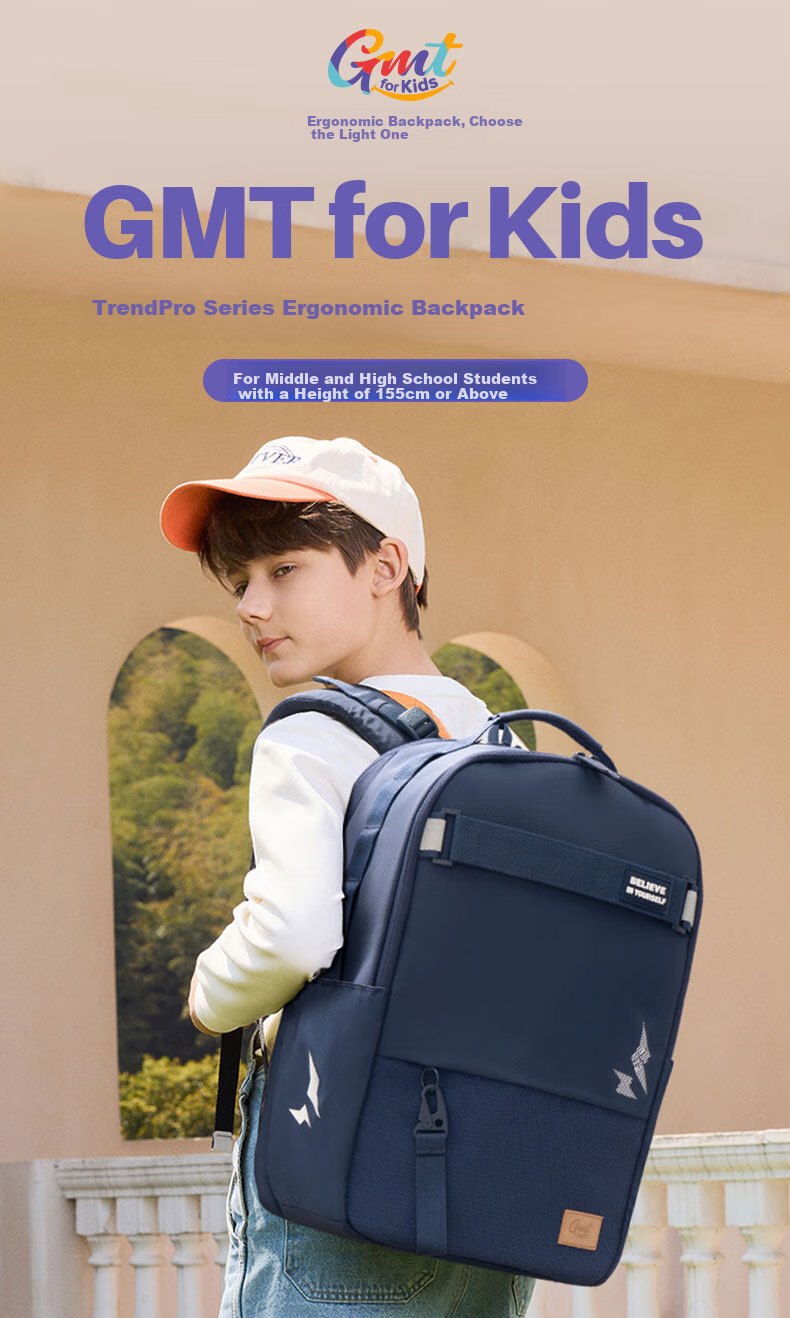 Gmt for Kids Large Capacity Backpack for Middle And High School Students, Spine Protection And Load Reduction Shoulder Bag for Primary School Students, Girls' Pink, Grades 5-6 1