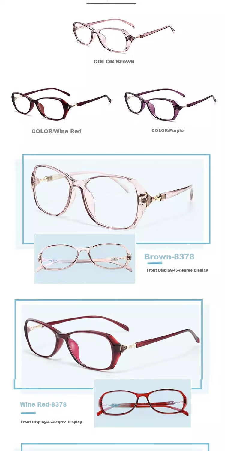 GOGOSOON Ultra-Light High-Definition Reading Glasses for Women, Anti-Blue Light, Fashionable, Youthful Appearance, Comfortable Presbyopic Glasses for Middle-Aged And Elderly, Father's Glasses 7