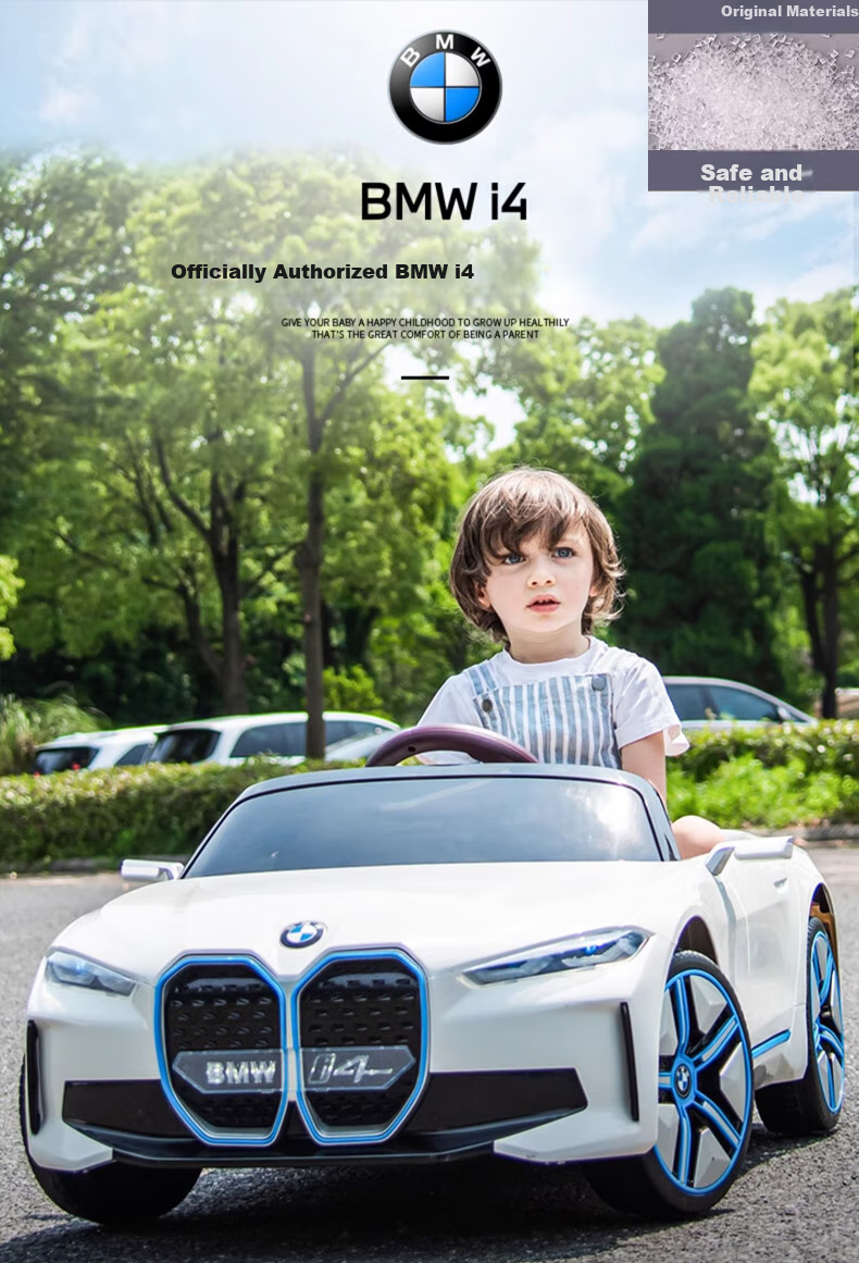 BeRica BMW Authorized Children's Electric Car, Rocking Four-Wheel Drive, 115cm, 30kg Load Capacity, Four-Wheel Toy Car 2