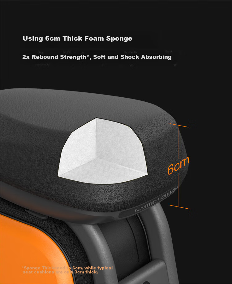 Ninebot Electric Scooter Multifunctional Seat with Storage Box Bag, Only Suitable for F Series 4