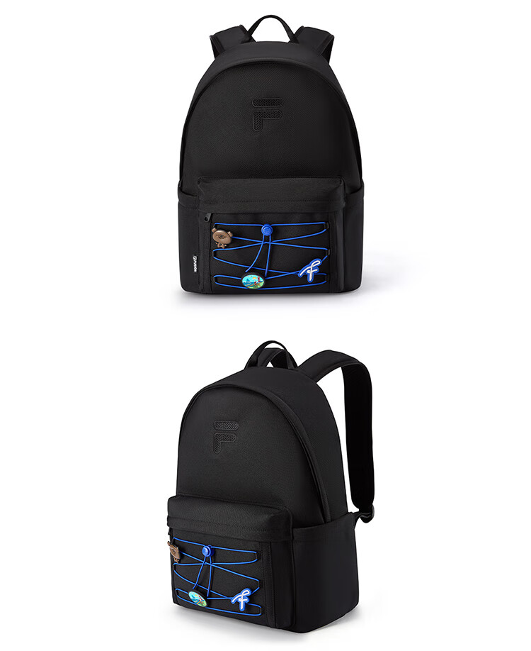 FILA FUSION Trendy Couple Colorful Backpack Summer Fashion Versatile Shoulder Bag 7