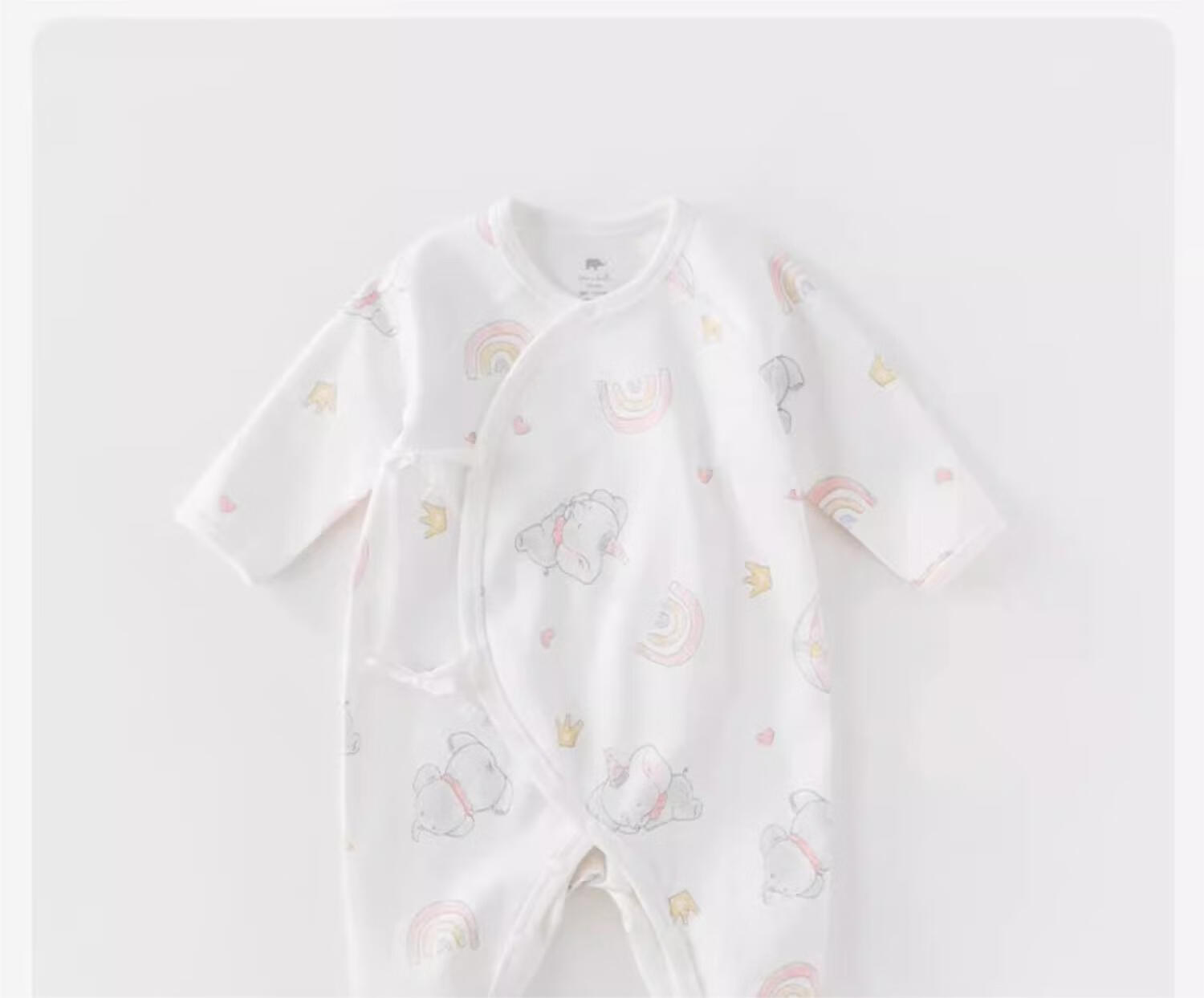 DAVE & BELLA Newborn Baby Spring and Autumn Romper Monk Suit for Boys and Girls 19