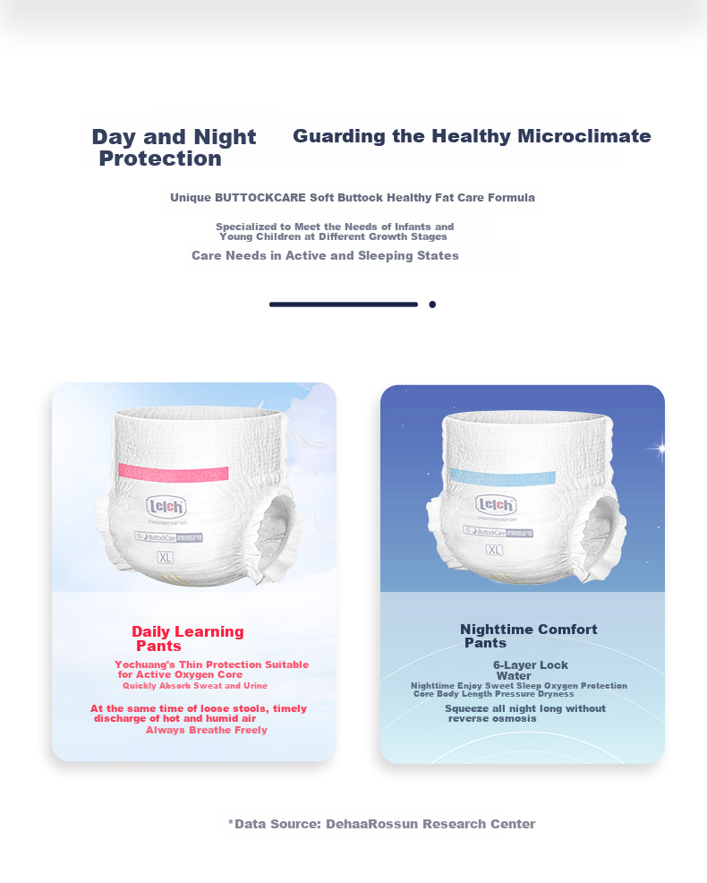 Lelch Oxygen Protection Pull-Up Diapers XL 28 Pieces (12-17kg), Daytime Thin Protection, Suitable for Active Babies, Summer Ultra-Thin, Safe Quality 4