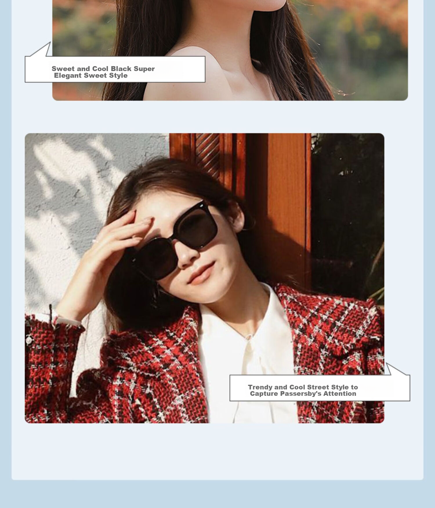 HELEN KELLER Polarized Sunglasses, Fashionable Square Frame Sunglasses for Men And Women, Driving UV Protection Glasses, H2207H02 6