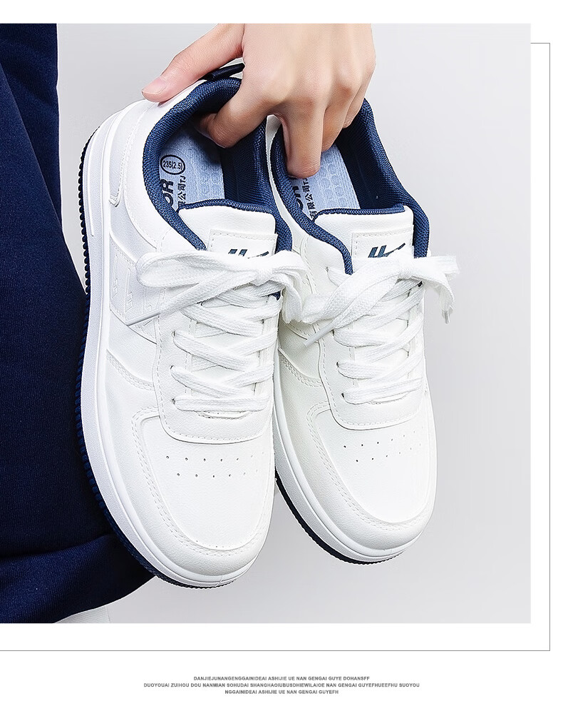 Warrior Official Women's Sneakers Summer New Versatile Student Lightweight White Shoes White 36 13