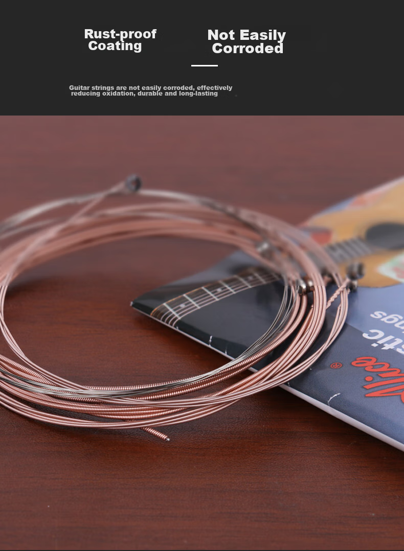 Alice AWR58SL Electric Guitar Strings 009-042 Coated Anti-Rust Set of 7 Guitar Accessories 3