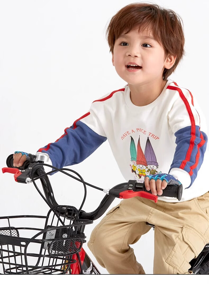 Ousen Kids Cycling Gloves Sports Non-Slip Half-Finger Cartoon Outdoor Bicycle Climbing Gloves for Boys and Girls 15