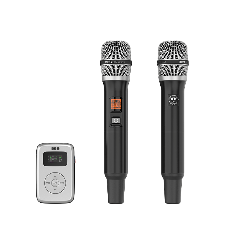 BBS Outdoor Wireless Microphone, UHF Dual-Channel Universal Microphone, Home KTV Singing, Speech, Stage Karaoke, Conference Speaker, Amplifier, TV Charging Microphone X6