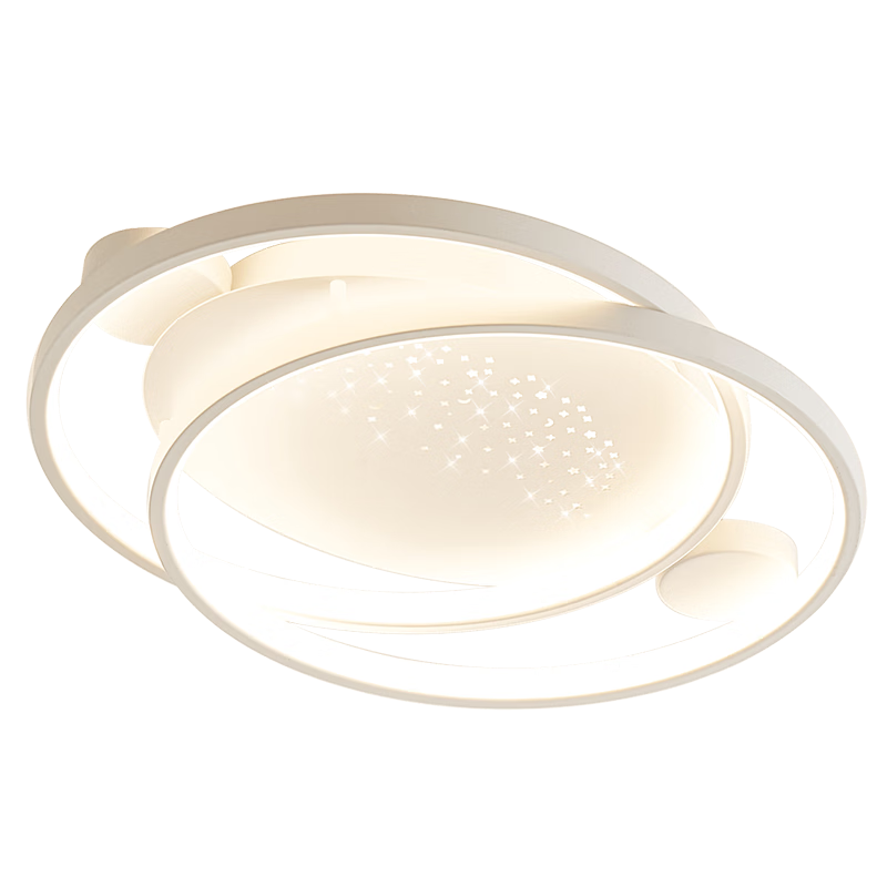 NVC Ceiling Light, Living Room Main Light, Smart LED Lighting, Nordic Modern High CRI Lighting Fixture - Baixingyu Round Lamp