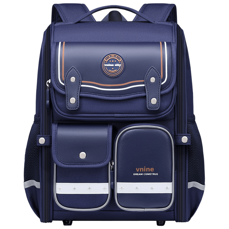 Dijiuchengbao Vnine City Schoolbag for Primary School Students Grades 1-3, Spine Protection And Load Reduction Children's Backpack for Boys, Water-Resistant Double Shoulder Bag