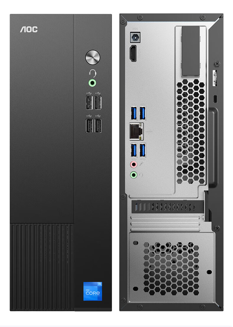 AOC Glory T200 Desktop Computer with 15% National Subsidy, Business Office Design PC (AMD R5 3500U, 8GB RAM, 256GB SSD, WiFi, Bluetooth, 3-Year Onsite Service) 11