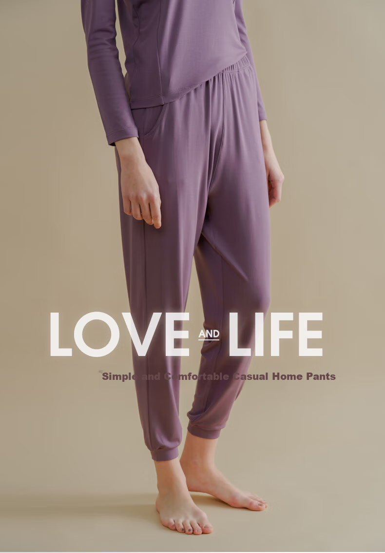 SipianSIPIAN Modal Sleep Pants, Women's Thin Loose-Fitting Long Pants, Pajamas, Casual Loungewear, Trousers for Women, Suitable for Outdoor Wear in Spring And Autumn Seasons 1