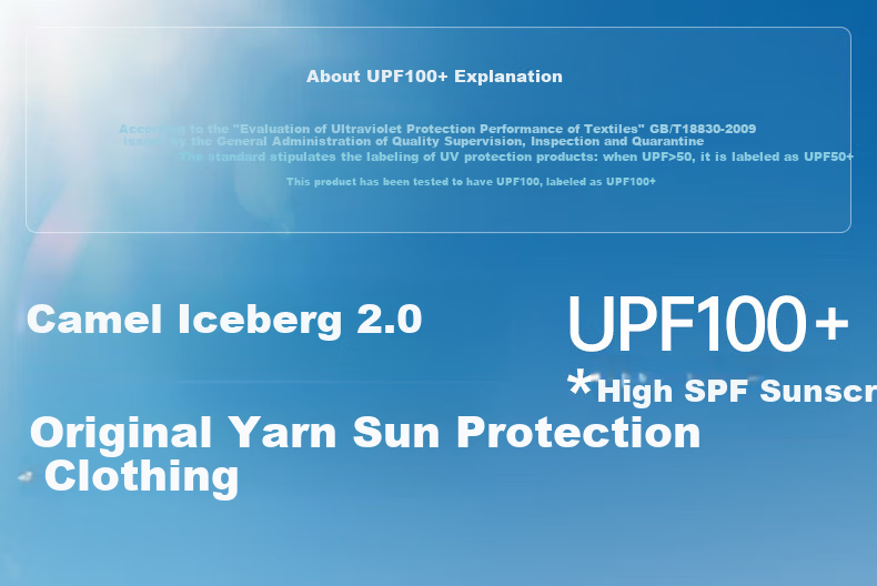 CAMEL Ice Mountain Sun Protection Shirt 2.0 Men's UPF100+ Original Yarn Ice-Cool Quick-Dry Stretch Skin Coat Summer M14BA03090 1