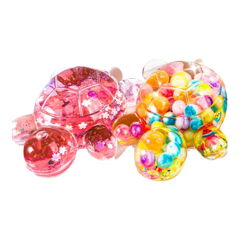 Lankupa Glow-In Sand Turtle, Giant Glowing Bubble Beads, Children's Bath Toy, Girls' Mid-Autumn Festival Gift