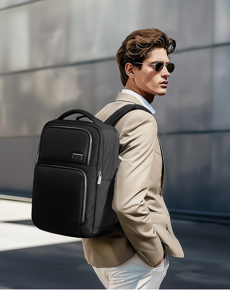 LEVEL8 Men's Business Backpack Explorer 16-Inch Laptop Bag, High-End Executive Bag for Commuting, Travel And School 11