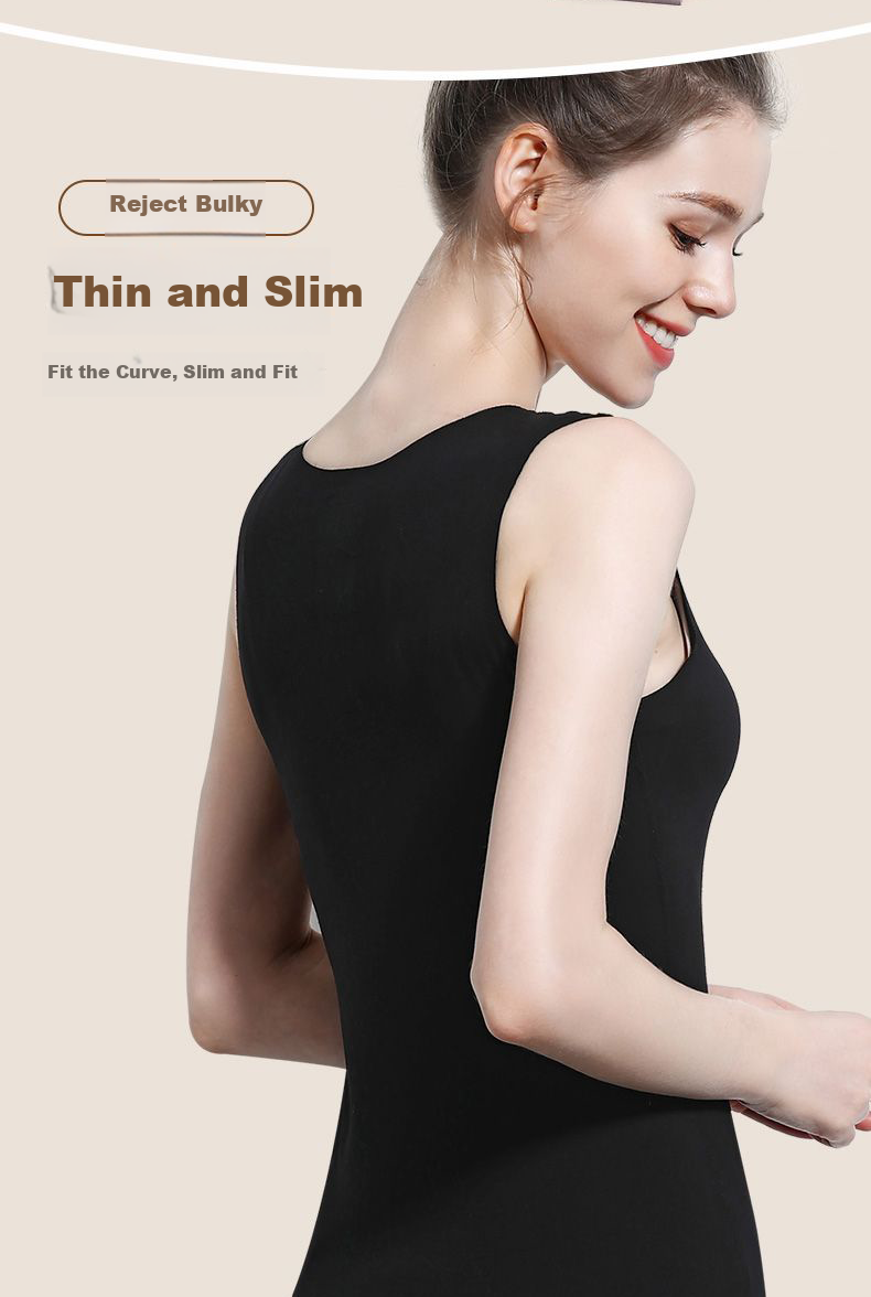 LangSha Camisole Tank Top for Women, Summer Lightweight Ice Silk Seamless Undershirt, 7A Antibacterial Inner Wear, Slim-Fit Sleeveless Top 4