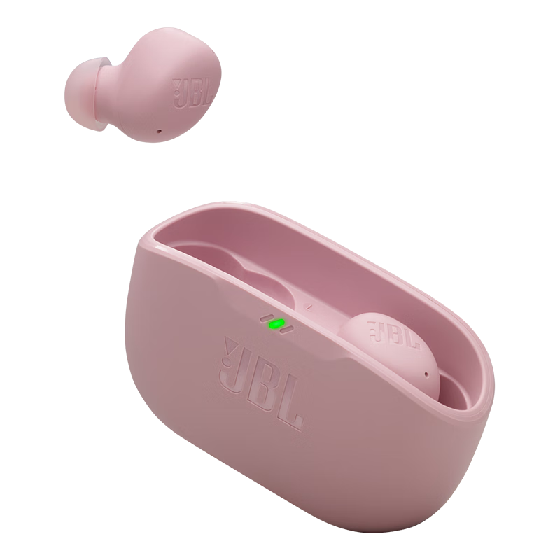 JBL WAVE BUDS 2 True Wireless Bluetooth Earphones, Active Noise Cancellation In-Ear Headphones for Calls And Music, Compatible with Apple, Huawei, Xiaomi Phones, Pink