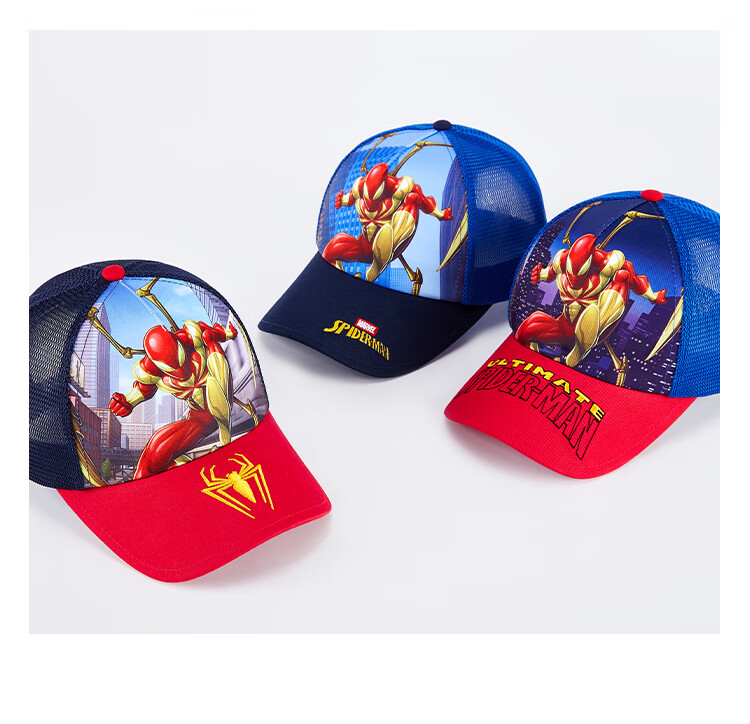 Disney Spider-Man Kids Sun Hat Boys Summer Baseball Cap HM60166 Red 54 11