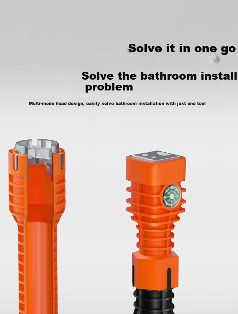 Airuize Sink Wrench, Bathroom Tool, Multi-Functional Wrench, Faucet And Pipe Universal Installation Tool, 5-I 3