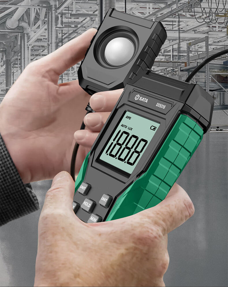 SATA Illuminance Meter Split-Type Photometer Digital High-Precision Lumen Tester Brightness Meter Photometer D05016 23