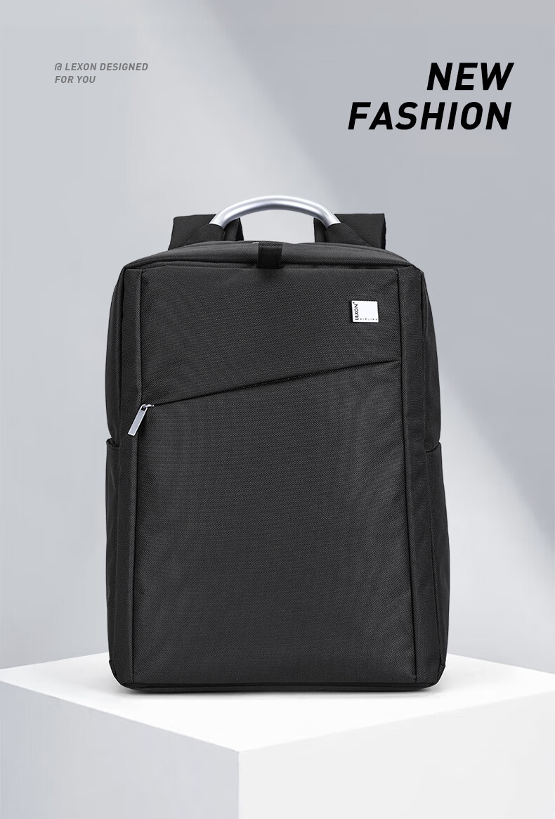 LEXON Backpack Business Laptop Bag for 14/15.6/16 Inch Notebooks, Travel Backpack for Men, Gray Schoolbag 11