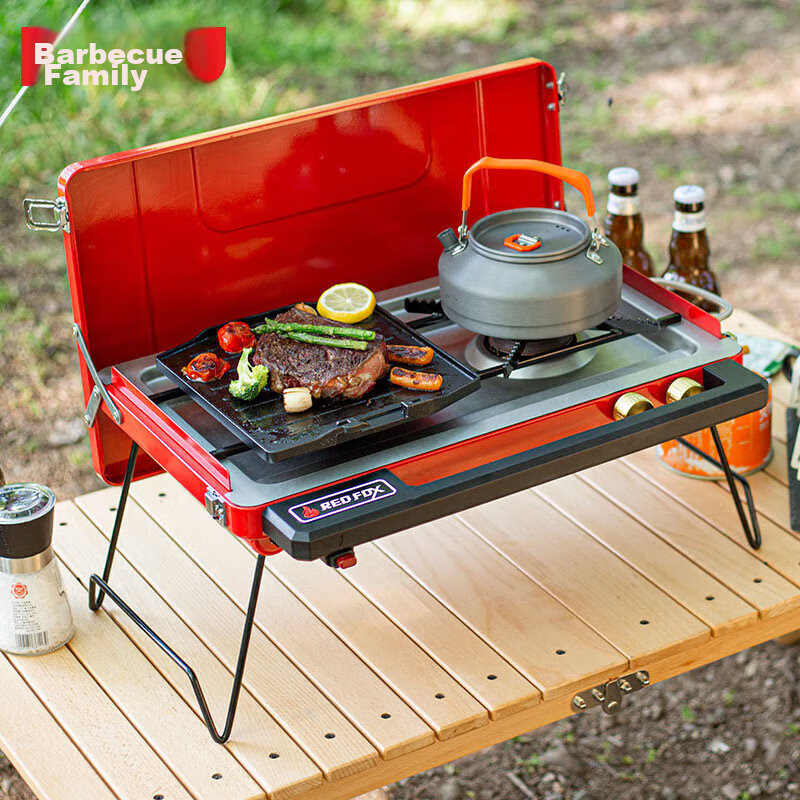 E-Rover Portable Camping Stove for Outdoor Cooking And Barbecue, Gas Stove, Butane Stove, Camping Cookware, Portable Cooking Equipment