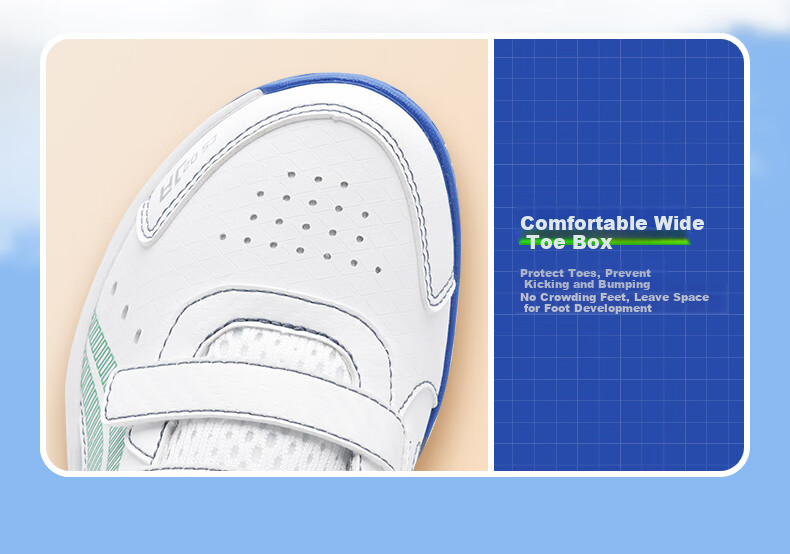 Li-Ning Children's Badminton Shoes, Youth Thunder Junior Badminton Pioneer, Wear-Resistant Non-Slip Easy-To Velcro Sneakers 8
