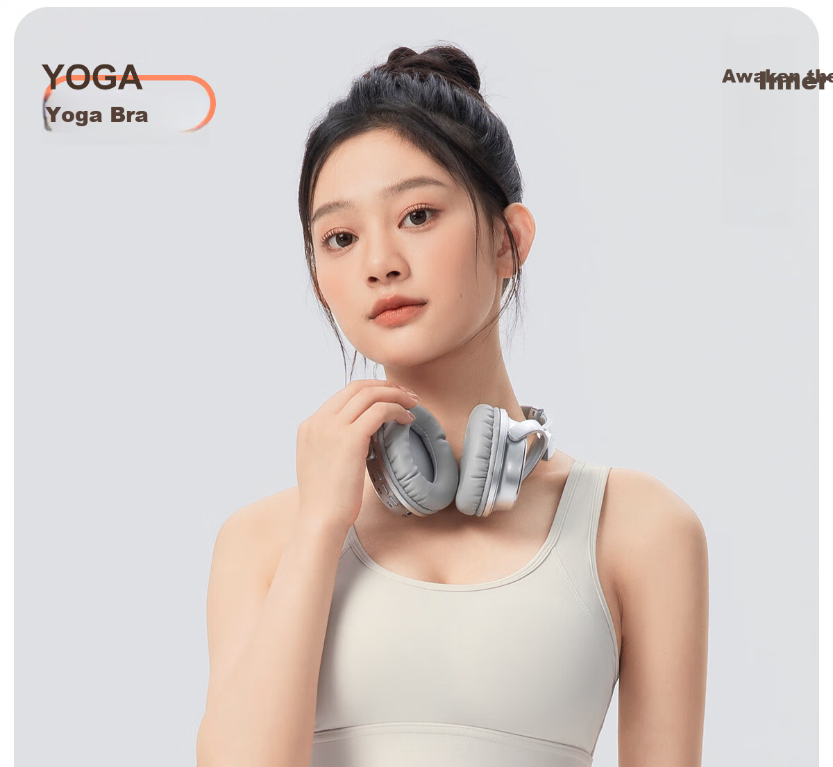 361° Sports Bra, Wireless, One-Piece Cup, Padded, Push-Up, Beautiful Back Design, Shock-Absorbing, Shaping, for Running And Yoga, Vest Style 1