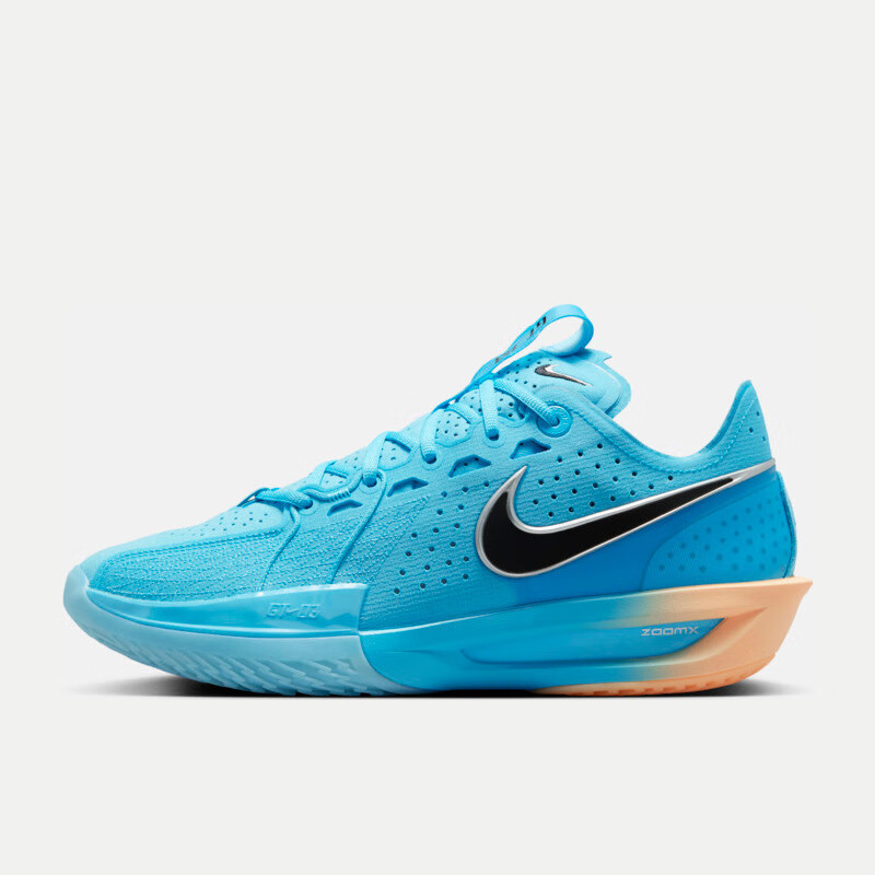 NIKE Men's Basketball Shoes BB-GT CUT Low-Top Sneakers DV2918-404, Inferno Blue, Size 40 1