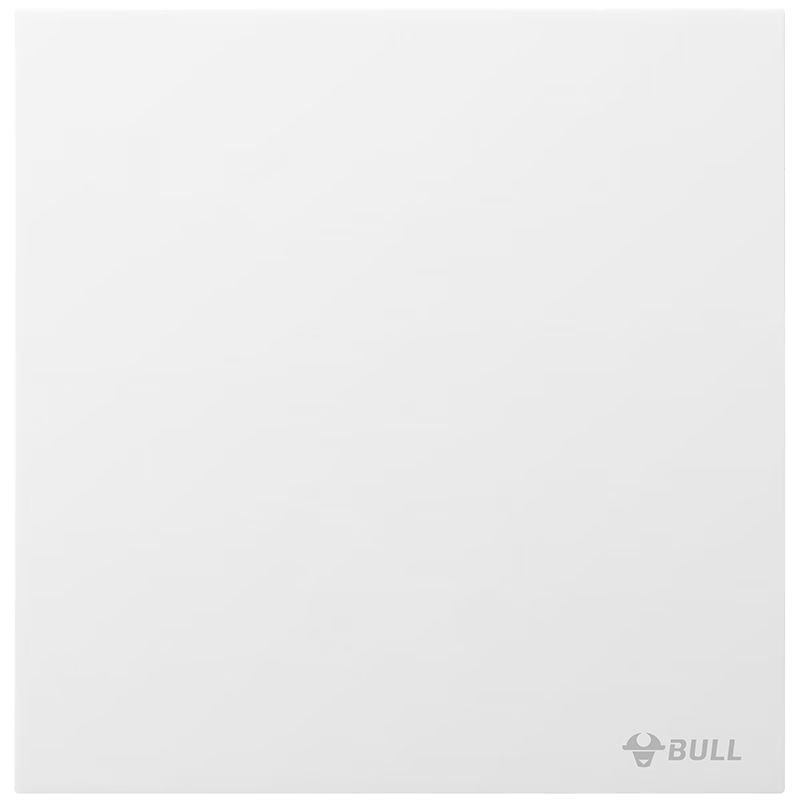 BULL Switch Socket G57 Butterfly Ultra-Thin Single-Pole Double-Throw Switch, Large Panel Switch G57K112, Muxue White, Concealed Installatio
