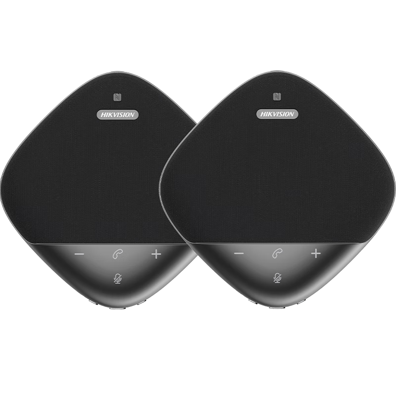 HIKVISION Omnidirectional Microphone, 8mic Array with 12-Meter Pickup Radius, Video Conference-Grade Cascading Microphone, 360° Sound Pickup with Intelligent Noise Reduction, High-Fidelity Speaker VS3D