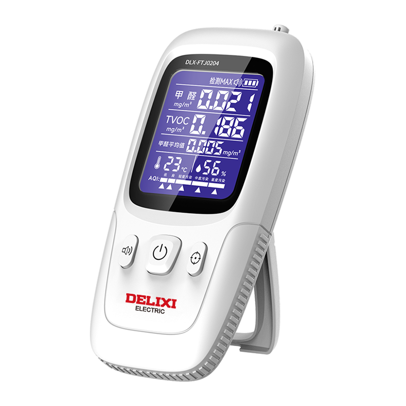 DELIXI ELECTRIC Formaldehyde Detector Professional Formaldehyde Testing Instrument High-Precision Air Detection Box for Home Use Value Pack