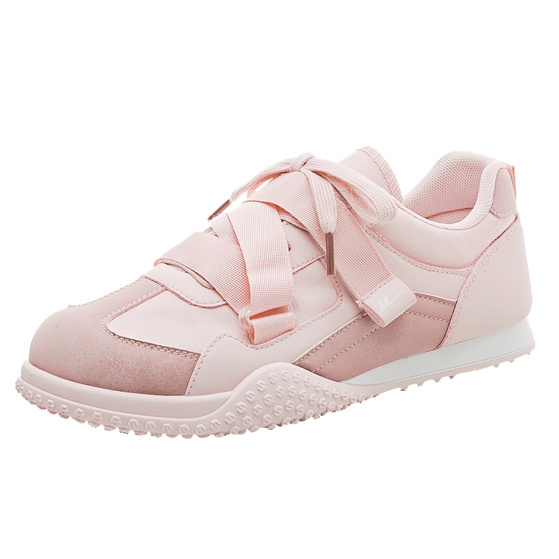 Huili Official Women's Shoes, Dexun Shoes for Women, New Spring 2026 Style, Versatile Lightweight Casual Sneakers, Pink, Size 35