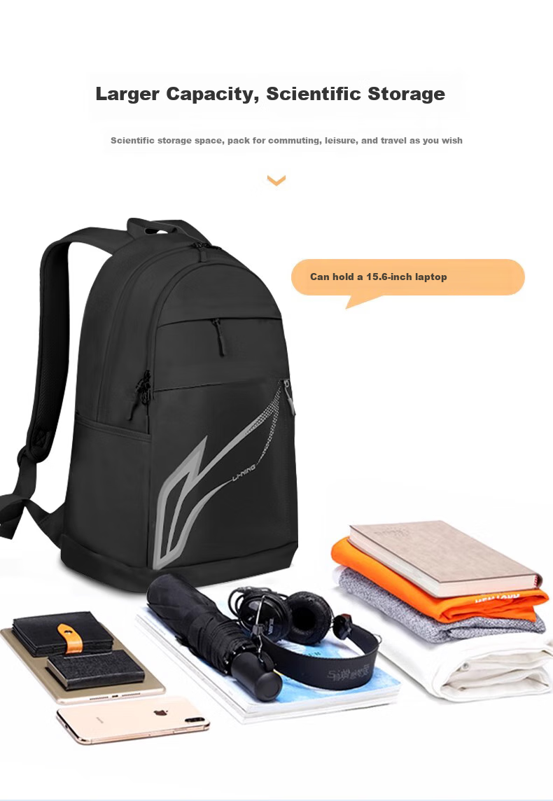 Li-Ning Backpack for Men with Large Capacity, New Style Schoolbag for Middle School, High School And College Students, Outdoor Commute Sports Backpack for Wome 3