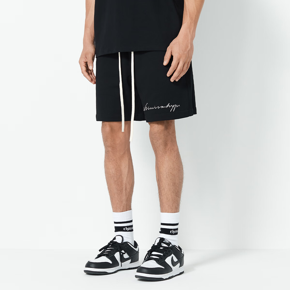 CHINISM Men's Shorts, Summer Simple Pure Cotton Trendy Brand Loose Versatile Outdoor Wear Five-Point Pants Casual Trousers SC21026537
