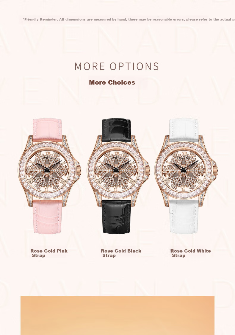 Davena Fortune Snowflake Goddess Women's Luxury Watch Birthday Gift for Girlfriend 5