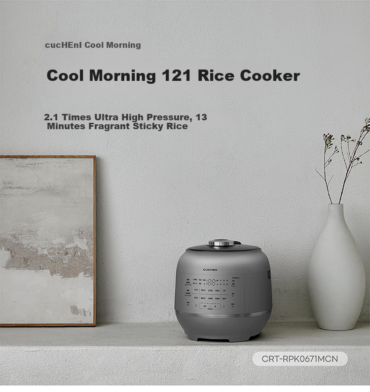 CUCHEN Korean Imported Rice Cooker Dual Inner Pots Replaceable 0-Coating Inner Pot 3L Household IH Electromagnetic 2.1x High-Pressure Heating Multifunctional Rice Cooker [New Arrival] 1