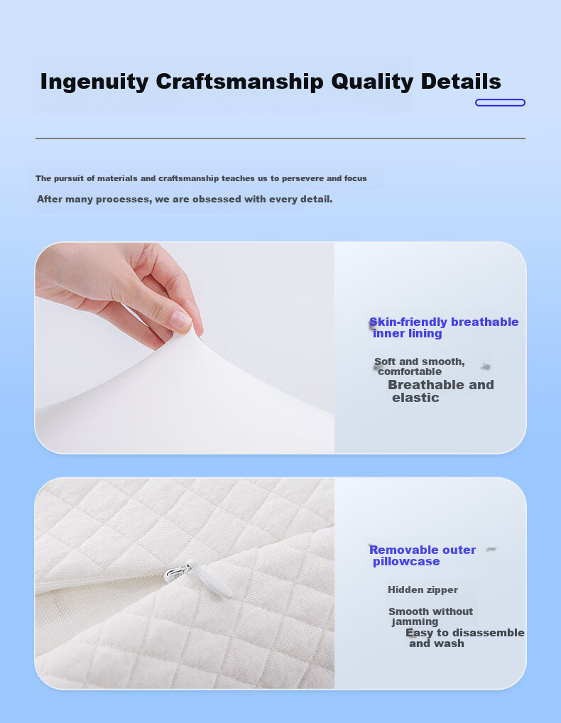 Aeromax Side Sleeping Pillow, Jellyfish Pillow, Face-Pressure Free, Anti-Wrinkle, Anti- nasolabial fold, Memory Foam Cervical Pillow, Hollow Eye Protection, Ear Sleeping Pillow 13