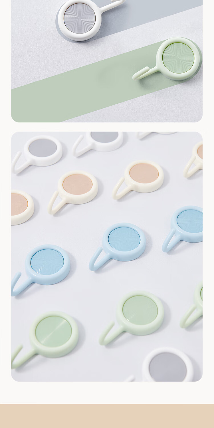 Ecoco Rotating Hook, No Drilling Required, Adhesive for Wall, Bathroom And Kitchen, Traceless, 360° Rotation, High Load Capacity 4