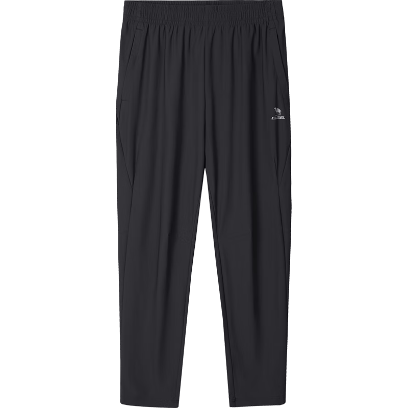 CAMEL Ice Silk Casual Pants for Men, Summer New Style Loose Straight-Leg Sun Protection Quick-Dry Long Trousers for Dad, Running Sports Pants
