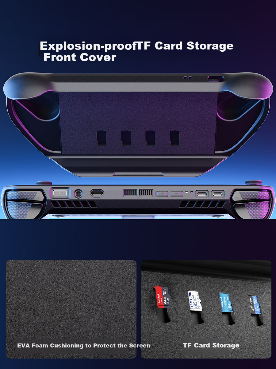 JSAUX JSAUX Rog Laptop Protective Case, Rogally Protective Cover with Stand, Modular Accessories, Detachable Front Cover, Travel Grip Strap 5