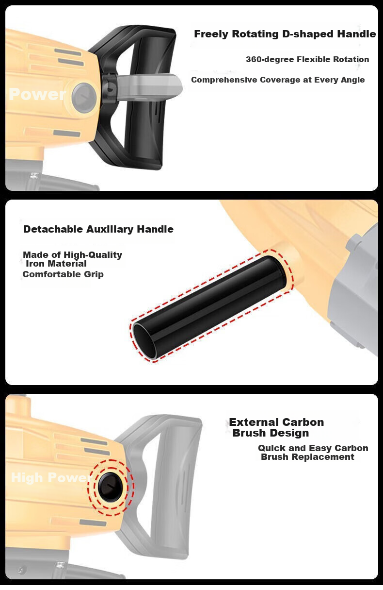 Chuangyi Electric Drill Mixer for Putty Powder, Paint, Cement Mortar, Plastering Machine, Airplane Drill Mixer, Multi-Functional 10