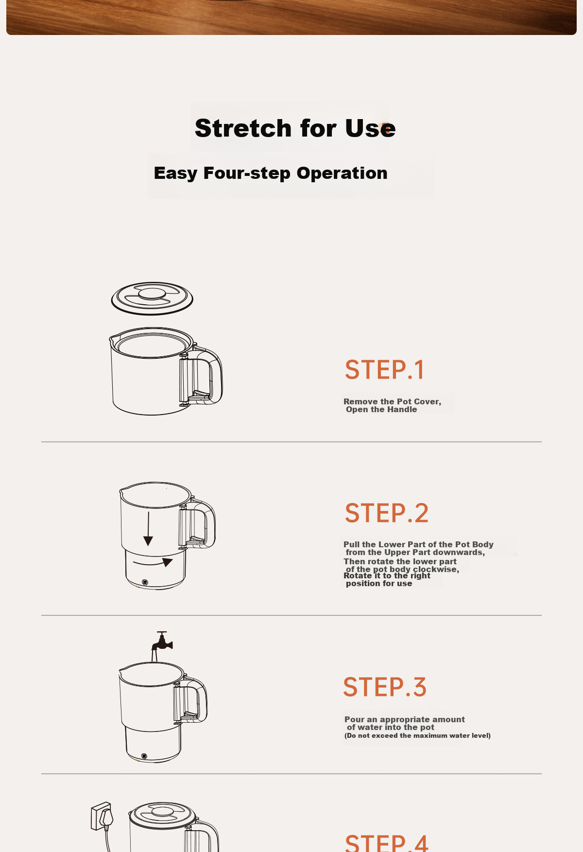 GREENIS Pure Titanium Foldable Kettle, Portable Electric Kettle, Water Boiler, Travel Outdoor Kettle, Mini Water Cup, Multi-Stage Temperature Control, Small Milk Frother, Gift-Giving 9