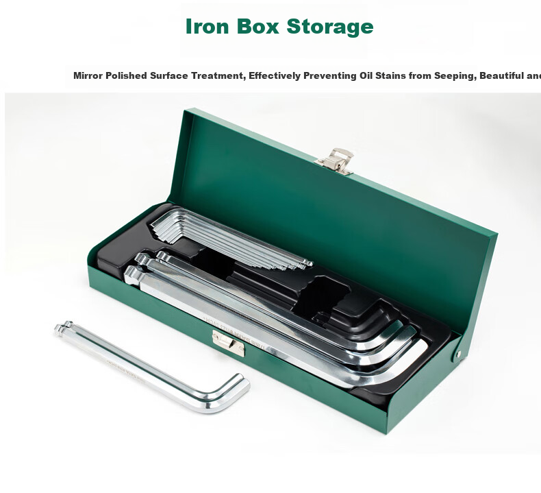 SATA Tool Set, 8-Piece Folding Hex Key Set, 09121 5