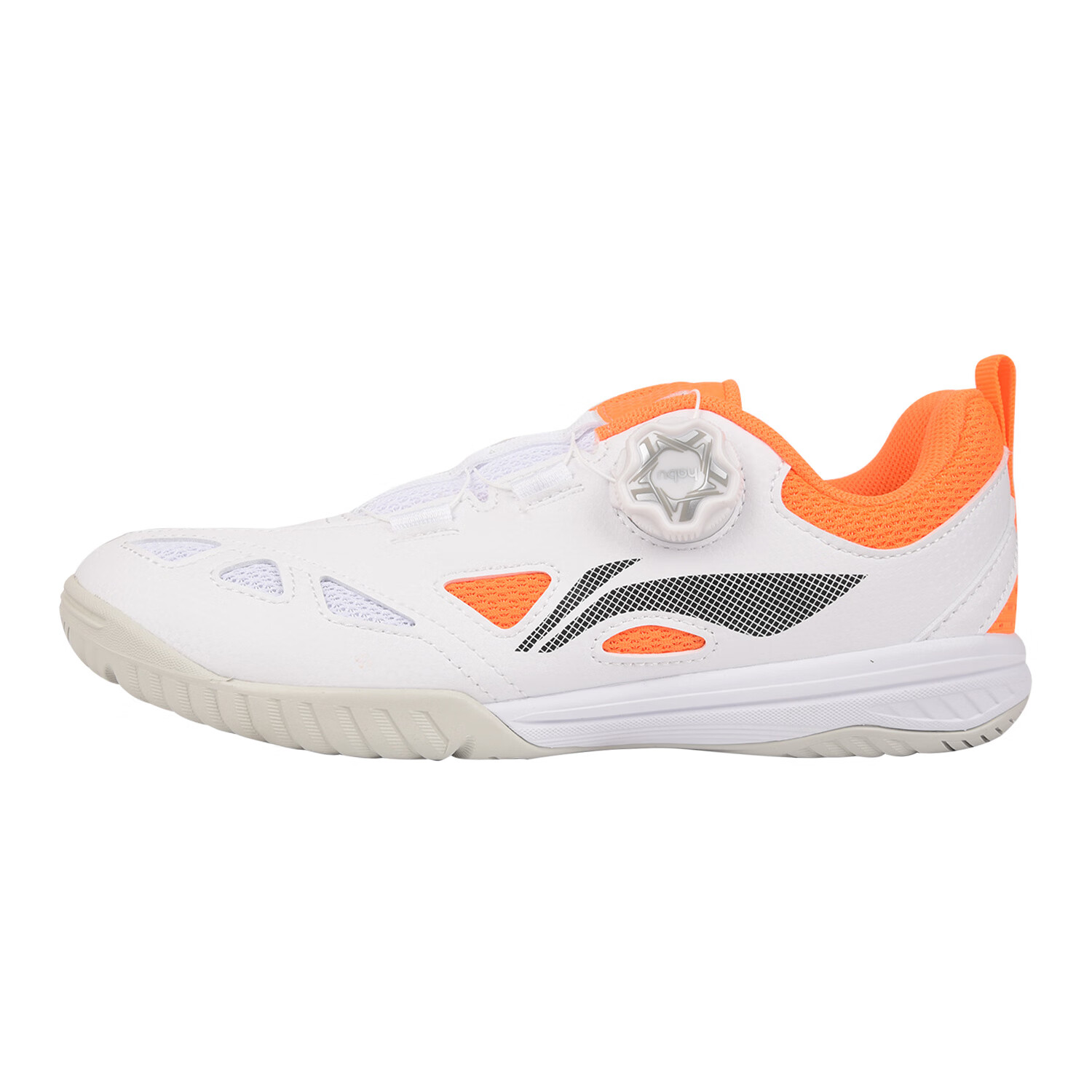 LI-NING Table Tennis Shoes Wang Chuqin Kids Boys Girls Breathable Non-slip Sports Shoes White Orange Size 34