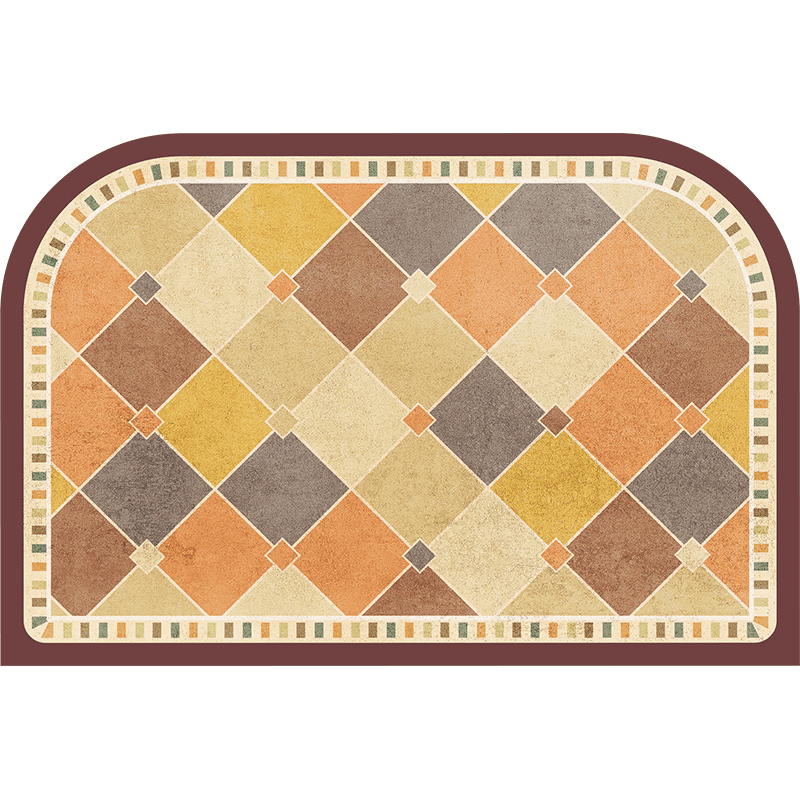 YISHANG Bathroom Mat, Absorbent, Quick-Drying, Non-Slip, Water Barrier Foot Pad, Entrance Carpet for Bathroom, Toilet, Bath, Dirt-Resistant Thick Mat