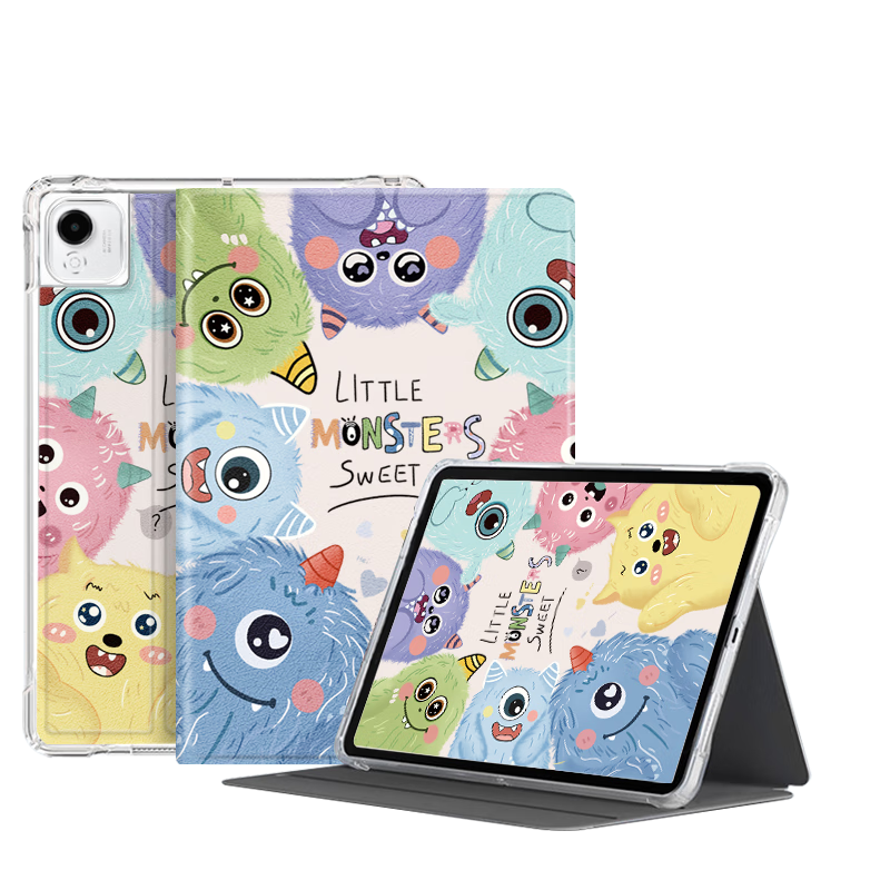 Qiaojiejie Compatible with Honor Tablet X10pro/X9pro Protective Case for 2026 Model 11.5-Inch Honor Tablet Soft Light Edition Standard Version, Creative Cartoon Painted Computer Protective Cover