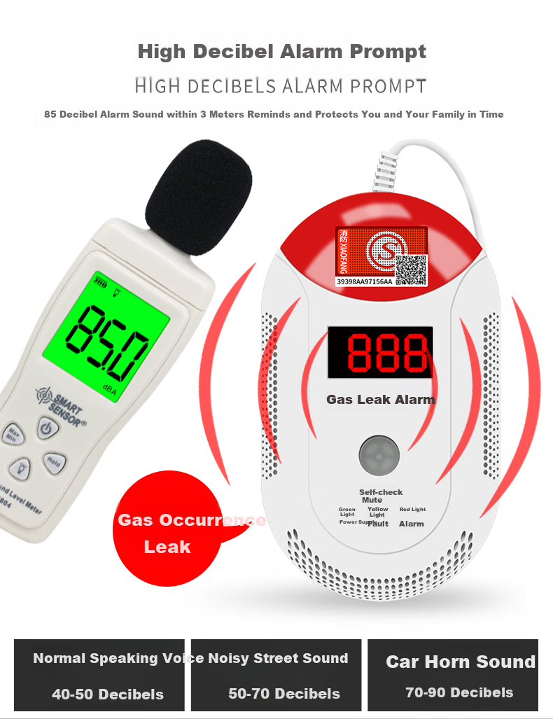 LFang AE99 Home Door Magnetic Anti-Theft Alarm, Shop Anti-Theft Alarm, Infrared Door And Window Security System 8