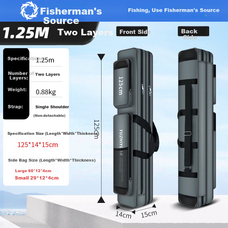 Yuzhiyuan Fishing Rod Set with Tackle Bag, Complete Fishing Gear Kit, Stand, Float Box, Platform Fishing Equipment, Beginner's Angling Package, 5.4 Meters 1