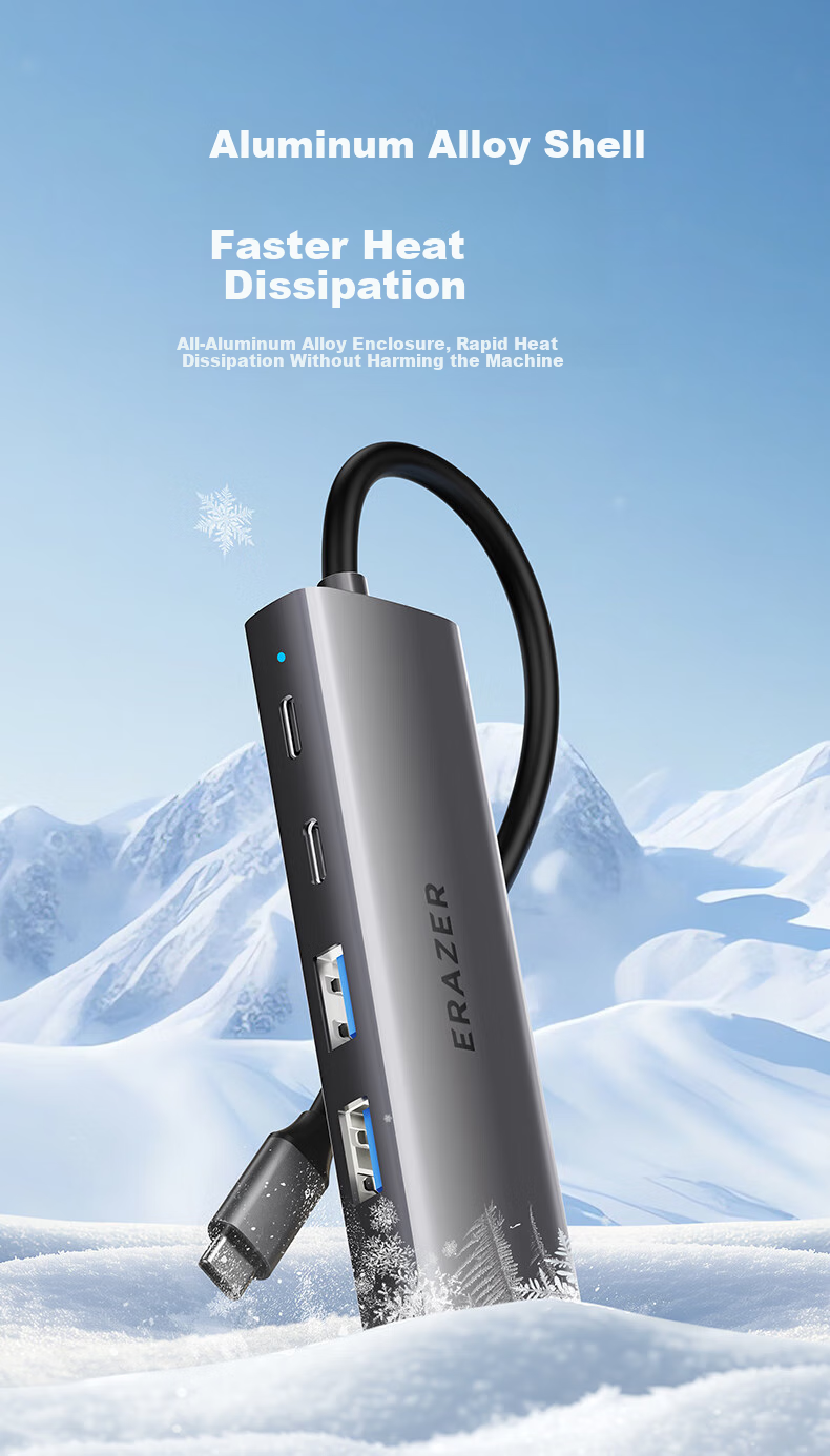 Lenovo Invests in Brand Yinengzhe Type-C Expansion Dock, Gigabit Ethernet Adapter, Network Cable Converter, Splitter, Universal USB, for Lenovo Computers, Laptops, And Desktops 7